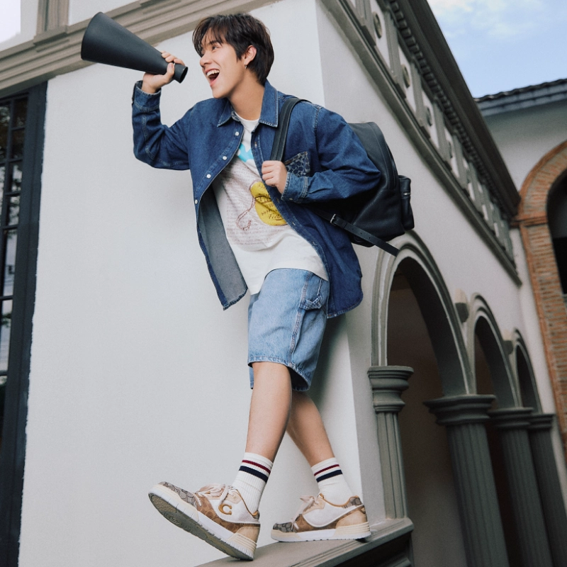 model women bags fashion Coach blue